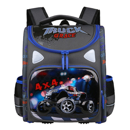 Primary Full Open Hard Shell Cartoon Elementary School Students' Schoolbags