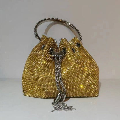 Women's Heron Live Streaming On Tassel Rhinestone Shoulder Bags