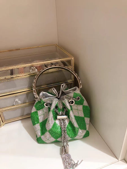 Women's Heron Live Streaming On Tassel Rhinestone Shoulder Bags