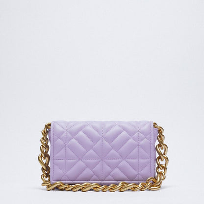 Women's Summer Fashion Trendy Thick Chain Quilted Shoulder Bags