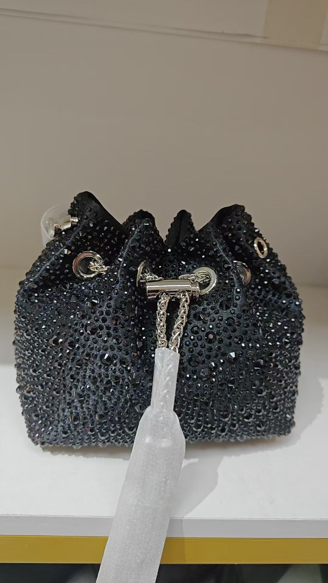 Women's Heron Live Streaming On Tassel Rhinestone Shoulder Bags