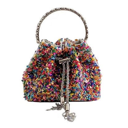 Women's Elegant Popular Shiny Diamond Rhinestone Full Shoulder Bags