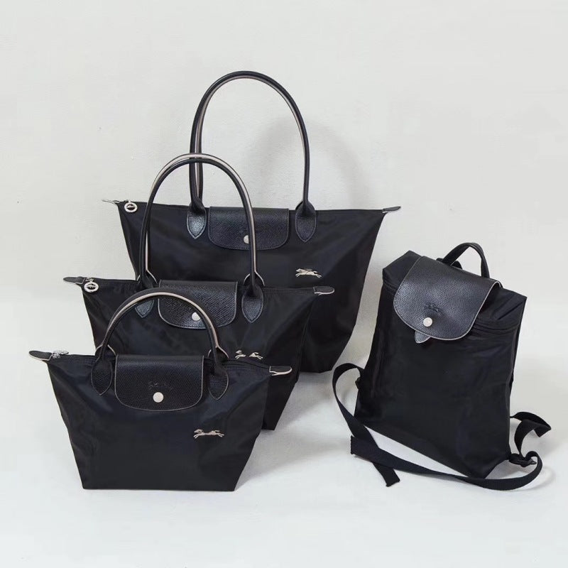 Women's French Embroidery Dumpling Folding Large Capacity Dragon Handbags