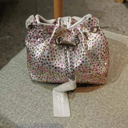 Women's Heron Live Streaming On Tassel Rhinestone Shoulder Bags