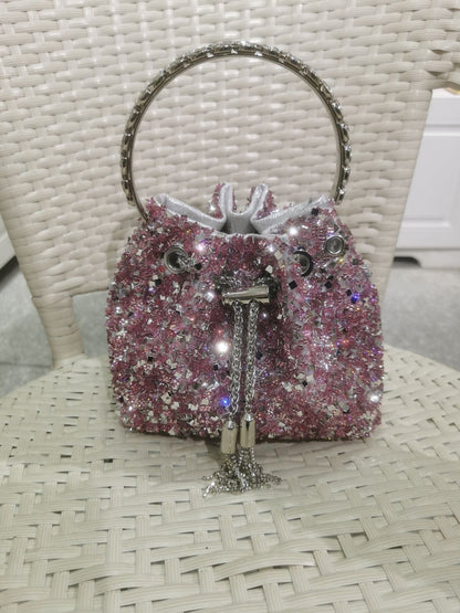 Women's Elegant Popular Shiny Diamond Rhinestone Full Shoulder Bags
