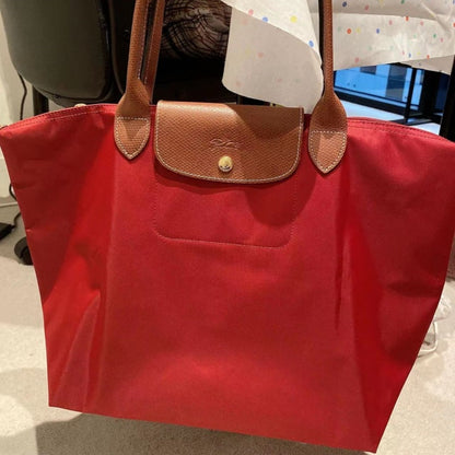 Women's French Embroidery Dumpling Folding Large Capacity Dragon Handbags