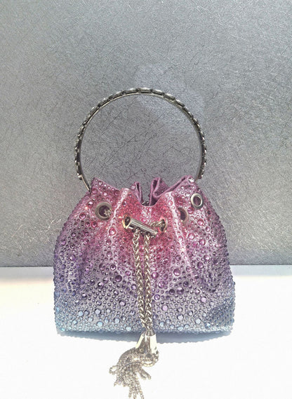 Women's Heron Live Streaming On Tassel Rhinestone Shoulder Bags