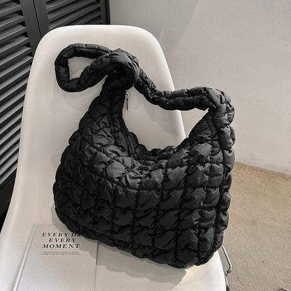 Women's Pleated Cloud Fashion Portable Dumpling Large Shoulder Bags