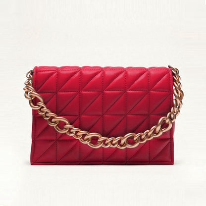 Women's Summer Fashion Trendy Thick Chain Quilted Shoulder Bags