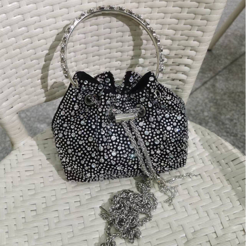 Women's Elegant Popular Shiny Diamond Rhinestone Full Shoulder Bags