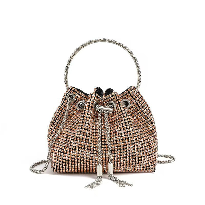 Women's Heron Live Streaming On Tassel Rhinestone Shoulder Bags
