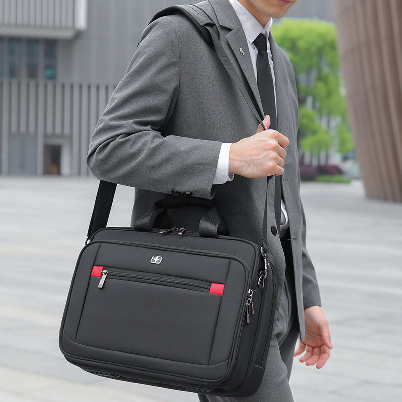 Men's Swiss Army Knife Computer Business Large Laptop Bags