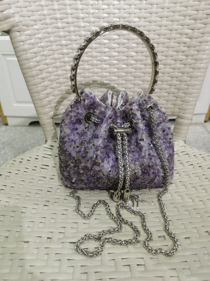 Women's Elegant Popular Shiny Diamond Rhinestone Full Shoulder Bags