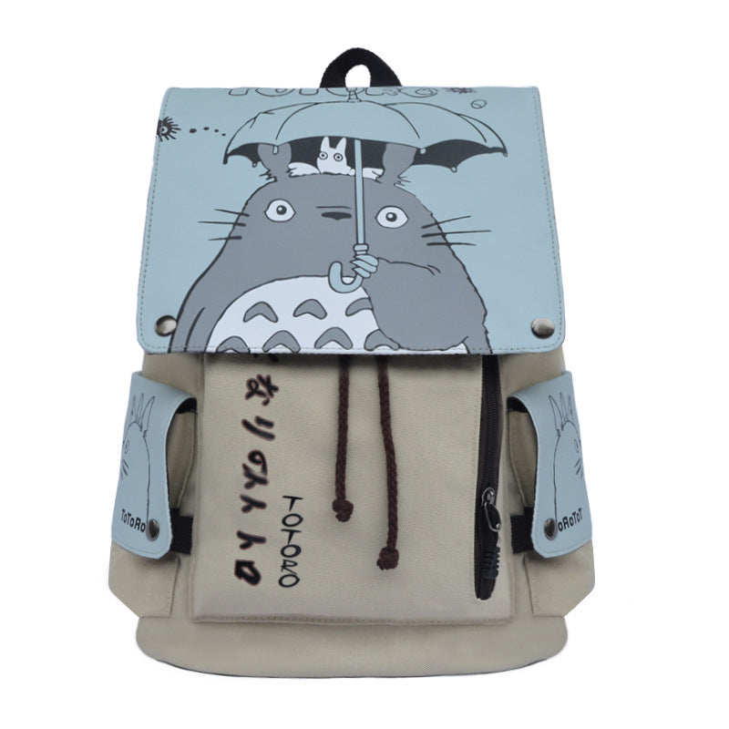Anime Peripheral Totoro One Piece No Backpacks