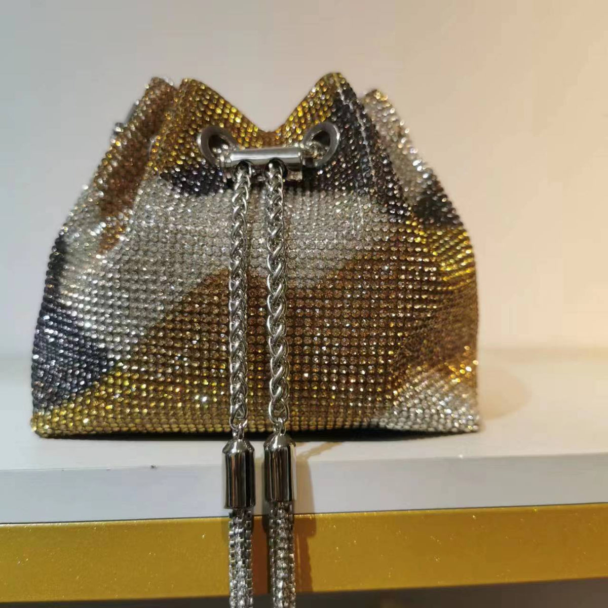 Women's Heron Live Streaming On Tassel Rhinestone Shoulder Bags