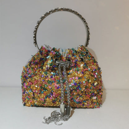 Women's Elegant Popular Shiny Diamond Rhinestone Full Shoulder Bags