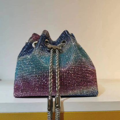 Women's Heron Live Streaming On Tassel Rhinestone Shoulder Bags