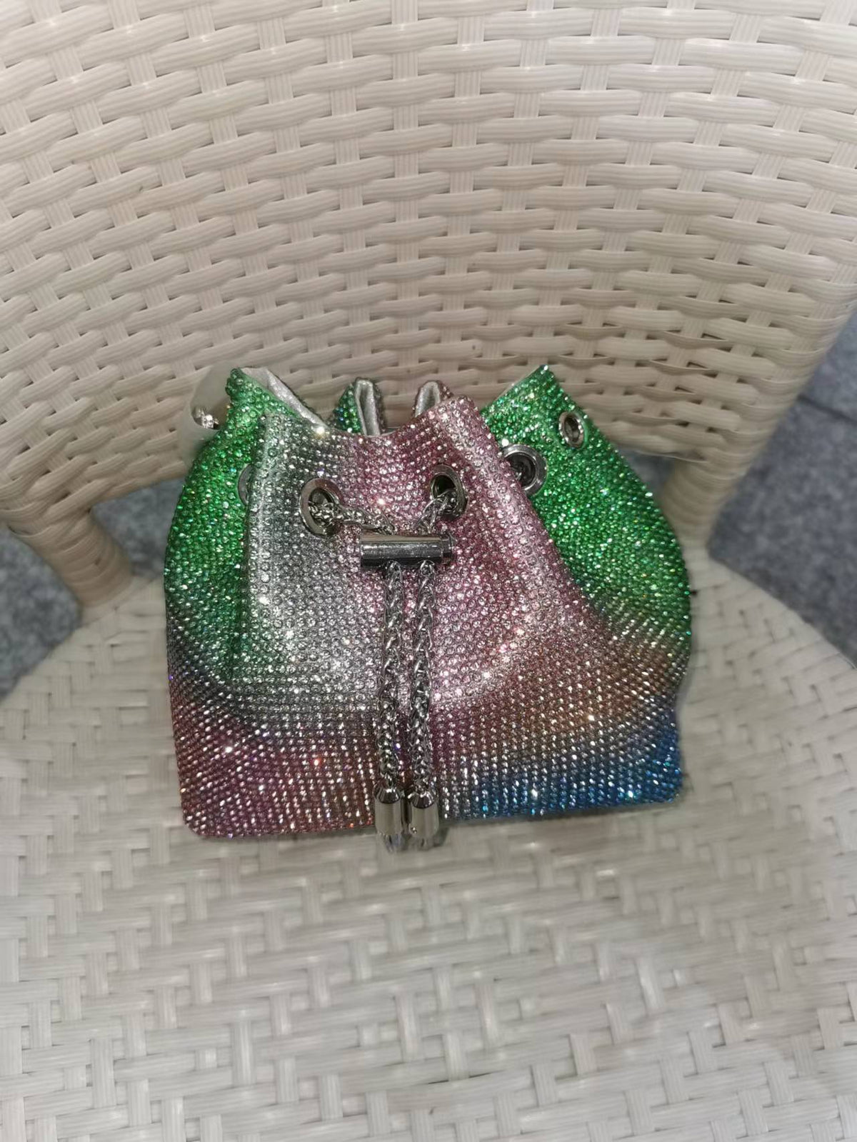 Women's Heron Live Streaming On Tassel Rhinestone Shoulder Bags