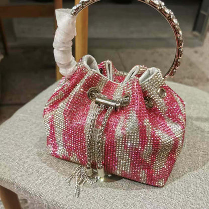 Women's Heron Live Streaming On Tassel Rhinestone Shoulder Bags