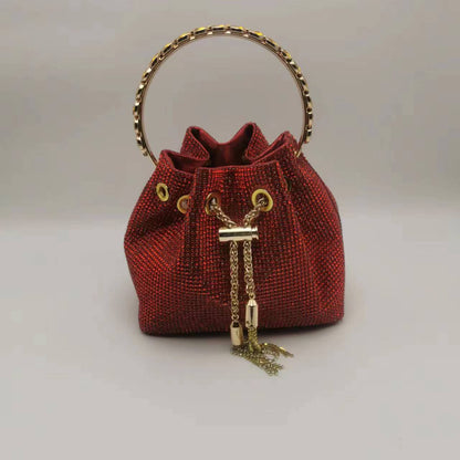 Women's Heron Live Streaming On Tassel Rhinestone Shoulder Bags