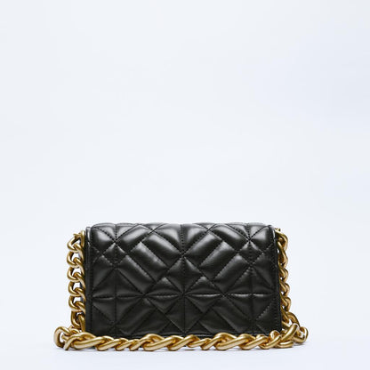 Women's Summer Fashion Trendy Thick Chain Quilted Shoulder Bags