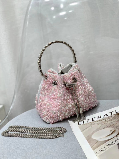 Women's Heron Live Streaming On Tassel Rhinestone Shoulder Bags