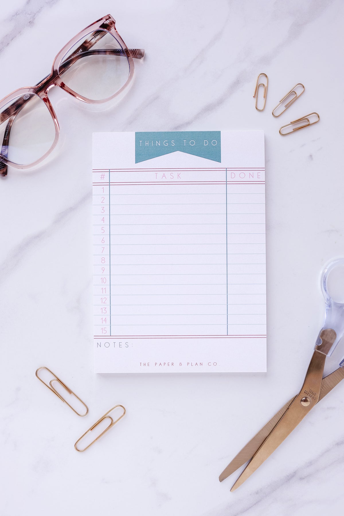 Things to Do Notepad