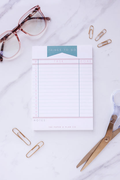 Things to Do Notepad