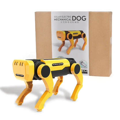 Solar-Powered Robot Dog Science Kit - DIY STEM Educational Toy for Kids, Christmas Gift Idea