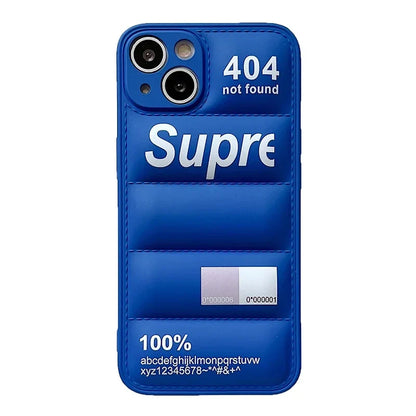 Jacket Puffer Case for iPhone 17 Pro Max 16 15 14 Plus 13 12 11 XR - Original Silicone Cover