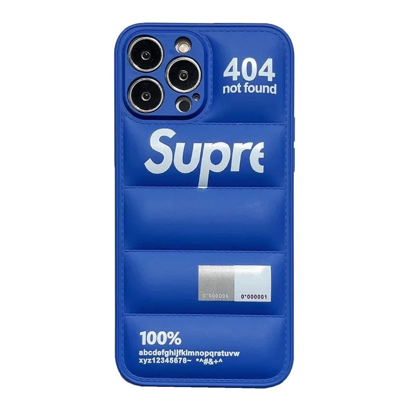 Jacket Puffer Case for iPhone 17 Pro Max 16 15 14 Plus 13 12 11 XR - Original Silicone Cover