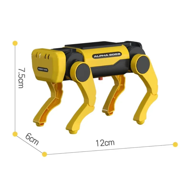 Solar-Powered Robot Dog Science Kit - DIY STEM Educational Toy for Kids, Christmas Gift Idea