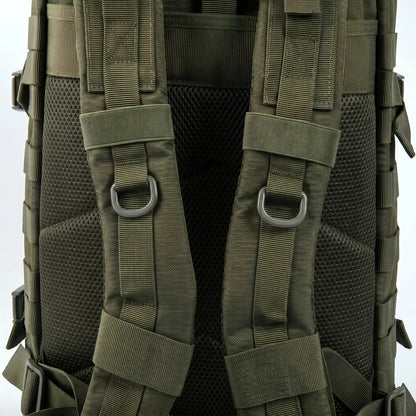 45L Tactical Travel Backpack Molle Large Capacity Multi Pocket Storage Bag Durable Wear Resistant Camping Hiking Trekking Bushcraft Daypack Heavy Duty Rucksack For Men Women Business Trips Mountain Climbing Daily Commute Lugg