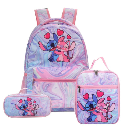 Kawaii Alien School Backpack for Kids
