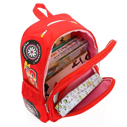 Cartoon Car Children's Backpack – Safety Kindergarten Bag for Boys, Primary School Backpack for 3-6 Years Old