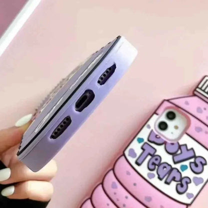 For iPhone 16 promax 15 14 Pro Max 13 12 11 7 8 Plus 6 6s SE 3D Cartoon Water Bottle Phone Case Soft Silicone Cover