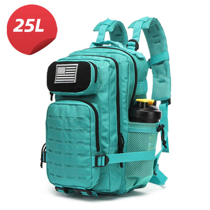 25L/50L Tactical Backpack Bag Hunting MOLLE Backpack GYM For Men EDC Outdoor Hiking Rucksack Witch 2 Bottle Holders
