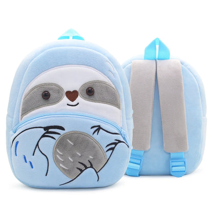Cute Cartoon Animal School Bags – Plush Backpack for Kindergarten Kids, Boys & Girls