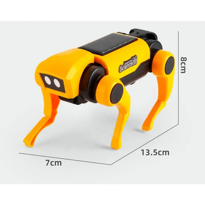 Solar-Powered Robot Dog Science Kit - DIY STEM Educational Toy for Kids, Christmas Gift Idea