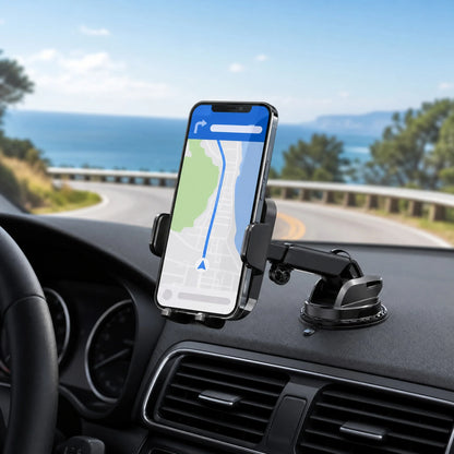 Car Phone Holder – Nano Flexible Silicone, 360° Rotation, Doesn't Block Screen,  Compatible with BlackBerry.