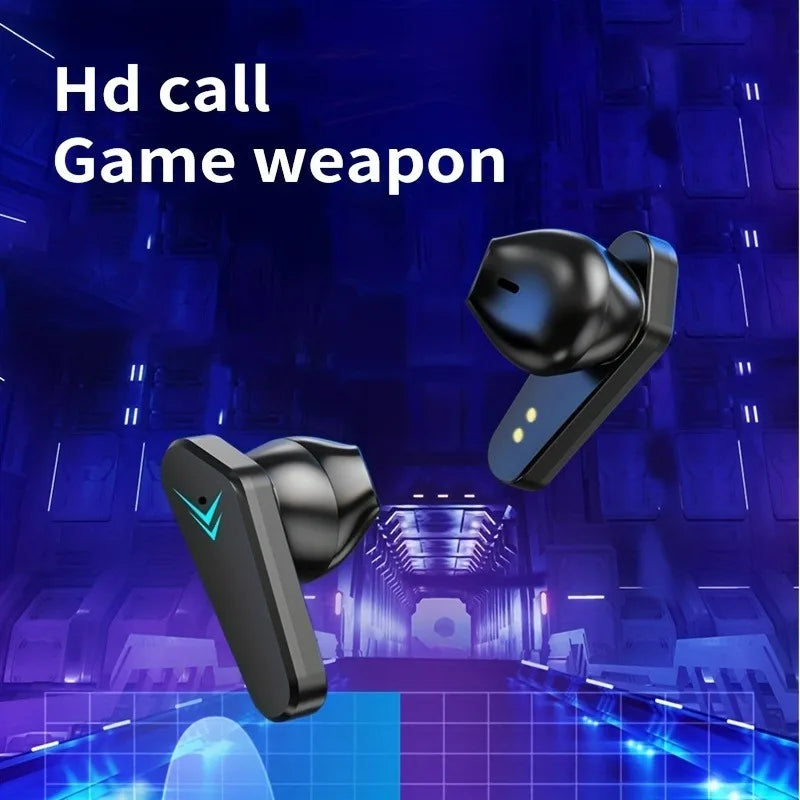 TWS Wireless Bluetooth Headset LED Display Gamer Earbuds with Mic Wireless Headphones Noise Cancelling Bluetooth Earphones X15