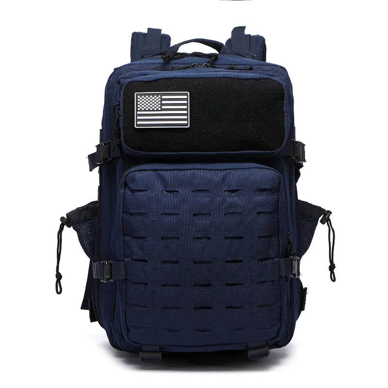 25L/50L Tactical Backpack Bag Hunting MOLLE Backpack GYM For Men EDC Outdoor Hiking Rucksack Witch 2 Bottle Holders