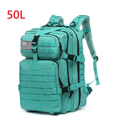 30L/50L 1000D Nylon Waterproof Backpack Outdoor Rucksacks Tactical Sports Camping Hiking Trekking Fishing Hunting Bag
