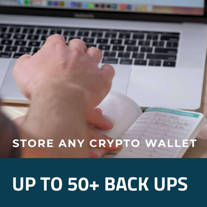 Stonebook® Crypto Seed Phrase Notebook