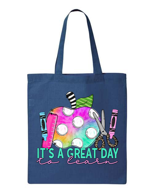 Bolsa "Es un gran día para aprender"