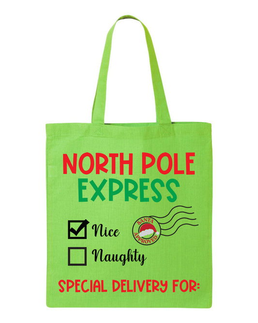 North Pole Express Tote
