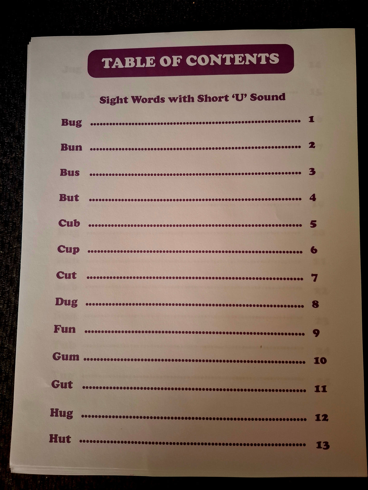 Look Mommy, I Can Read This Word! – Volume 5: Short U (Paperback)