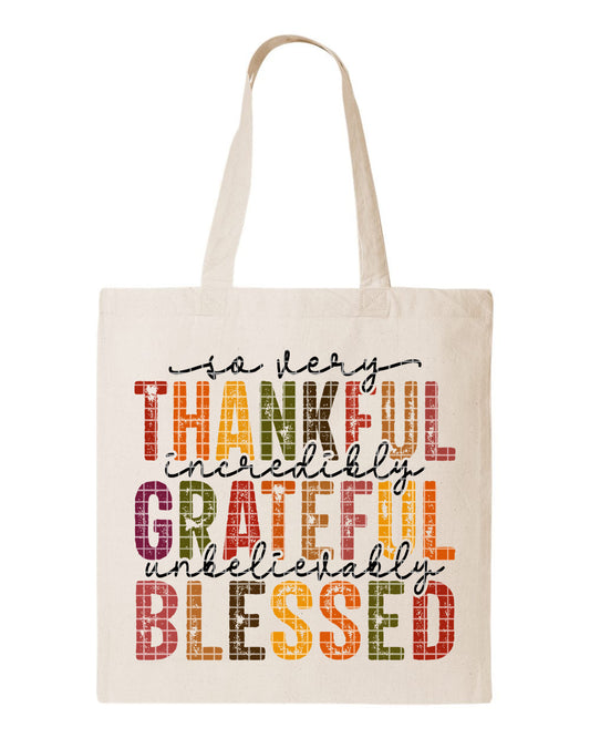 Bolsa "So Very Thankful"