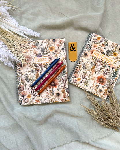 2027 Wildflower Weekly Planner Basic Bundle