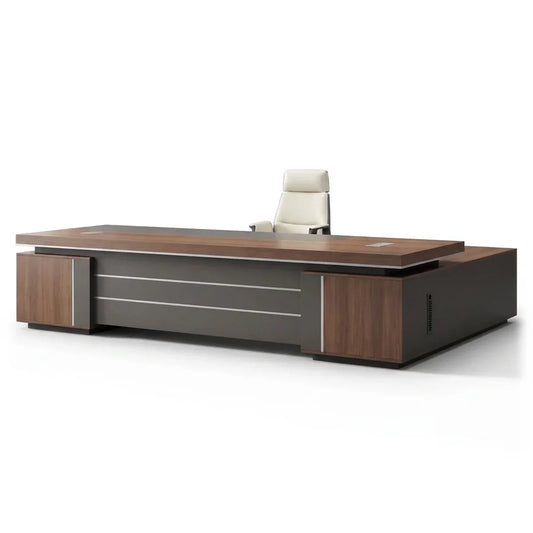 August · Modern Executive L-Shaped Desk